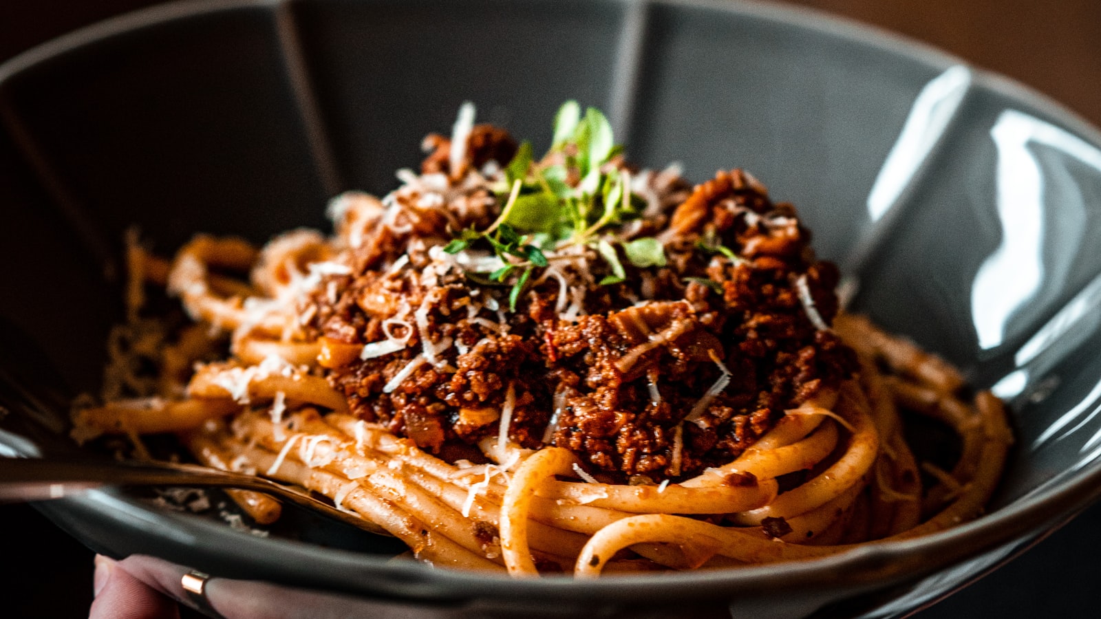 Fresh handmade Italian pasta dish served at Merchant of Venice, one of the best Italian restaurants in Leicester
